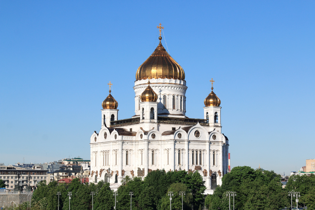 Храм Христа Спасителя в Москве.     Автор фото: Петр Аксенов
