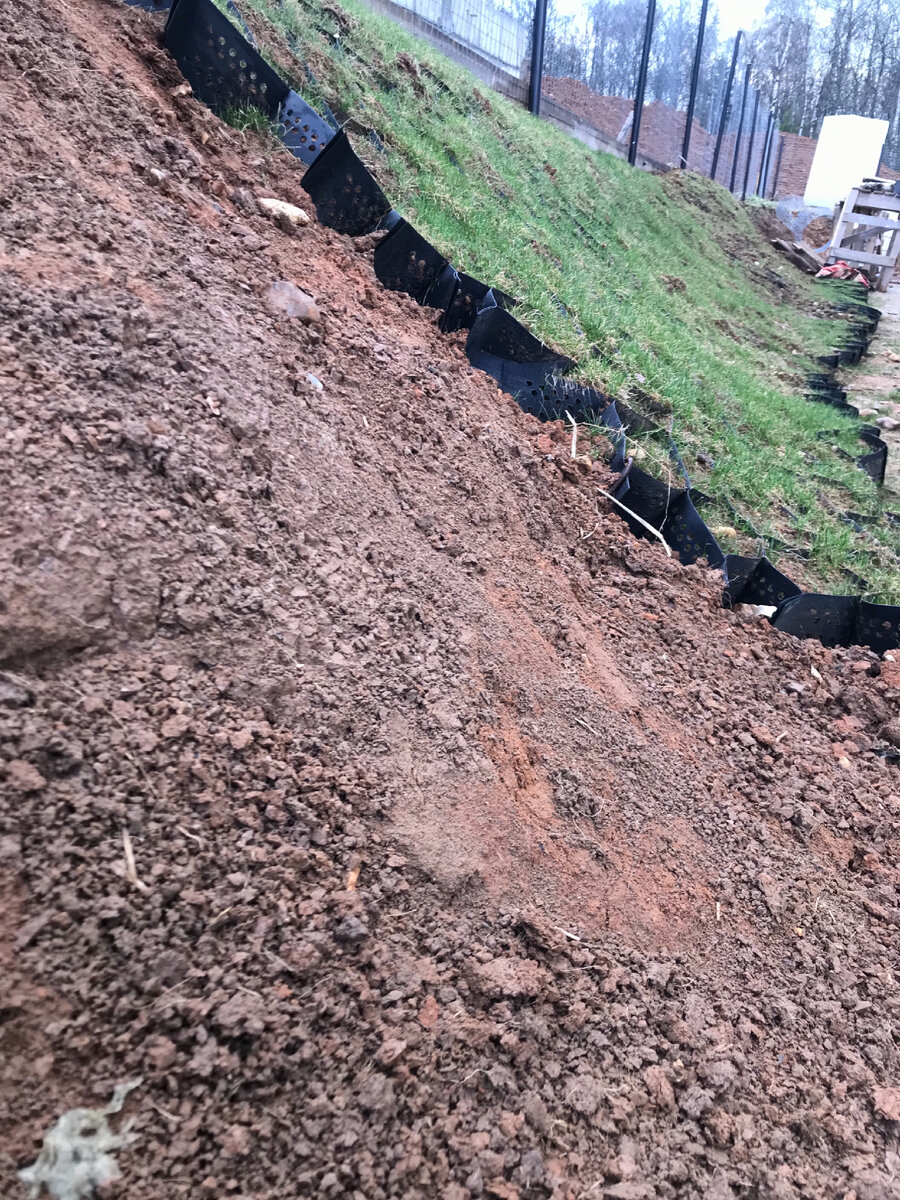 Георешётка после зимы