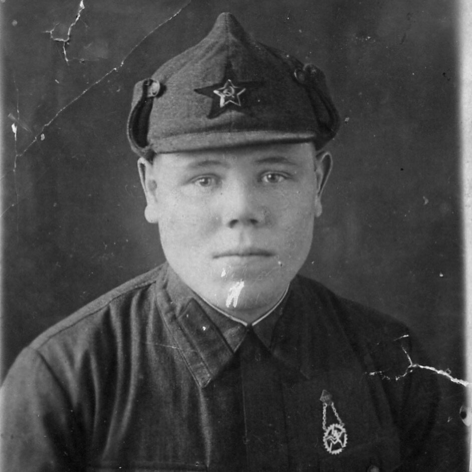 Мой прадедушка Булыгин Николай Васильевич, фотография 1941 г.