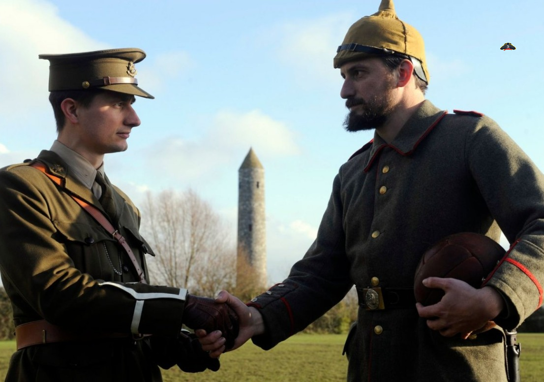 Перемирие первой мировой. Рождественское перемирие 1914. Рождественское братание 1914.