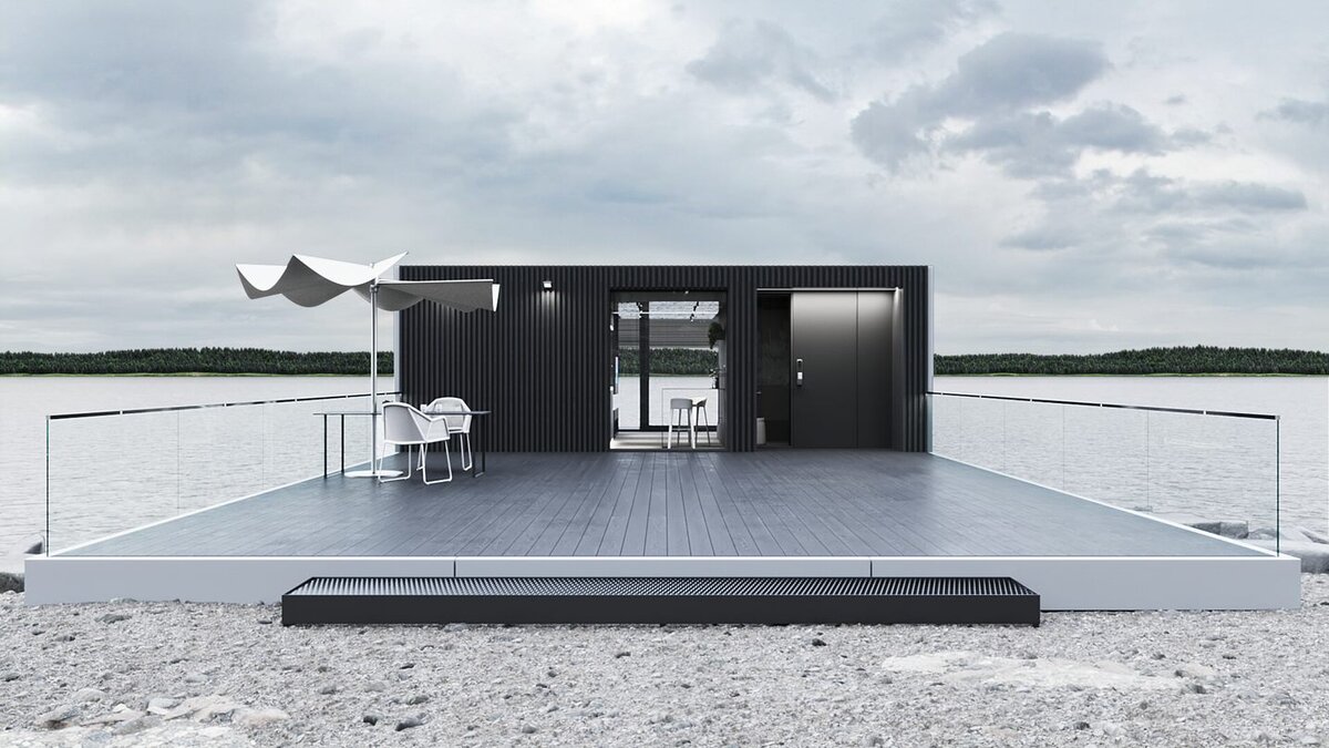 Палуба бунгало Skyline.luxury от Iterium.tech 