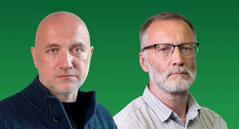 Фото из открытого источника. Захар Прилепин и Сергей Михеев