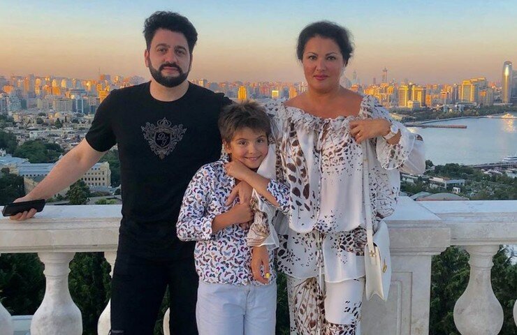 Юсиф Эйвазов, Анна Нетребко и Тьяго / Фото: Instagram 
