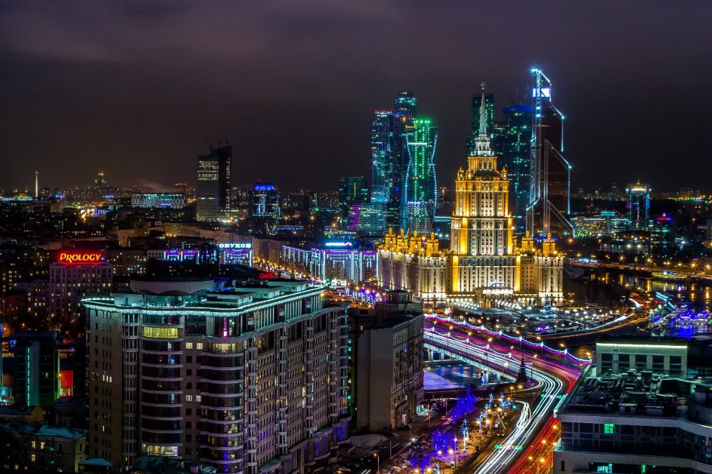 Ночная Москва, она прекрасна 