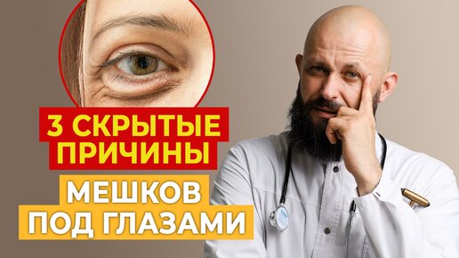 3 скрытые причины мешков под глазами