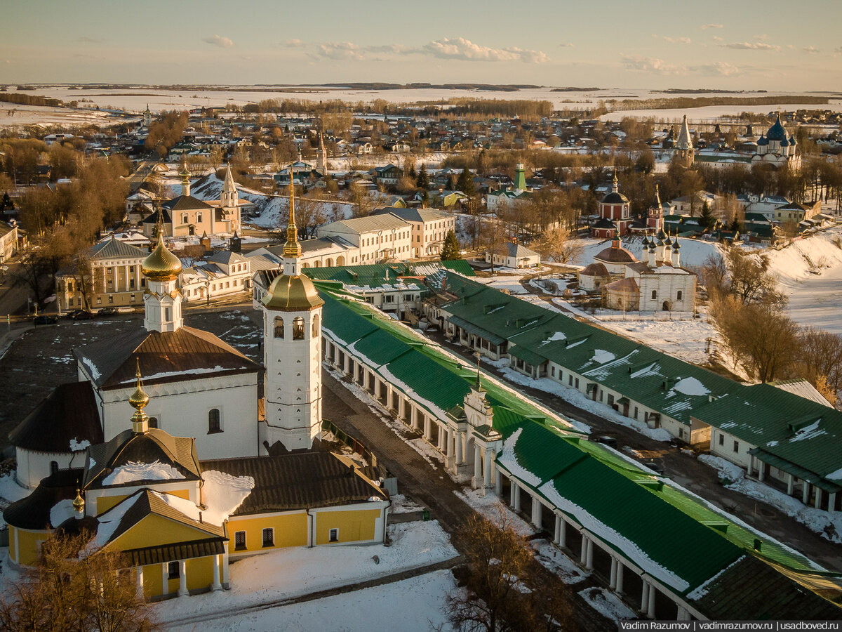 Христорождественская и Никольская церкви Суздаль