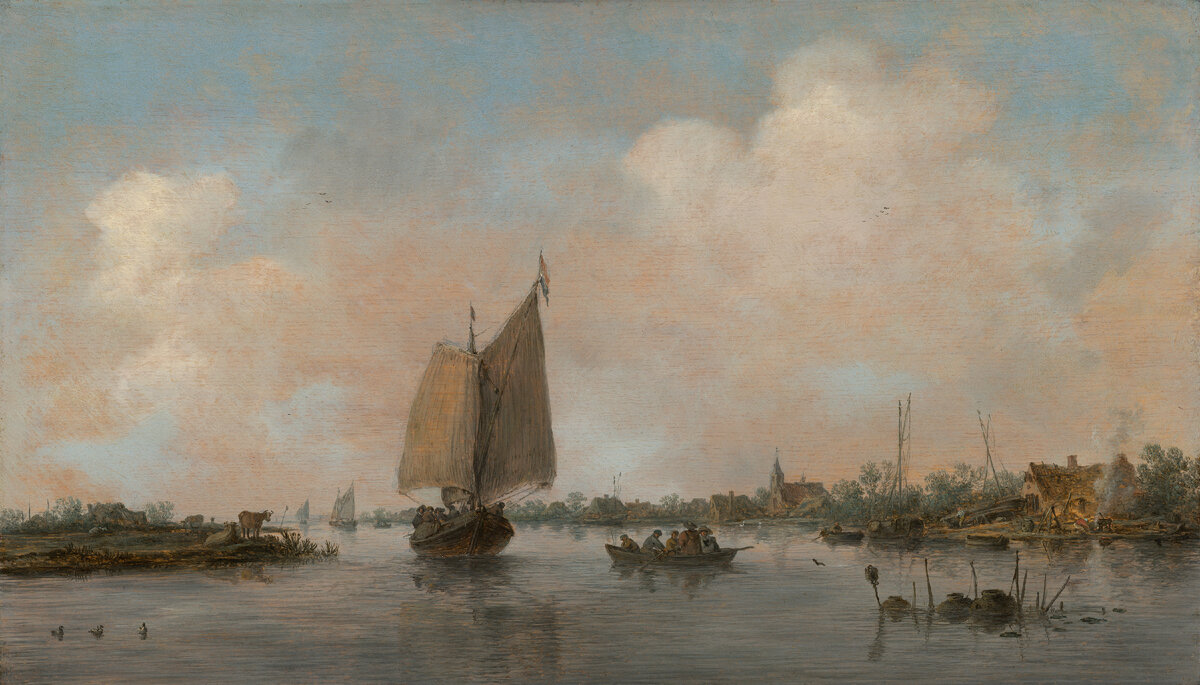 Ян ван Гойен "Вид на реку", 1644-1648 гг., Маурицхейс