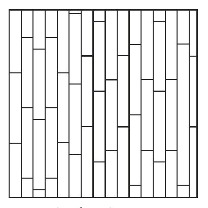 Хаотичная укладка виниловых напольных покрытий