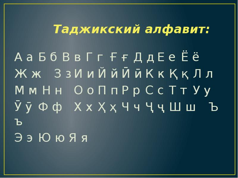 Таджикский. Таджикский алфавит. Таджикская письменность. Таджикский алфавит буквы.