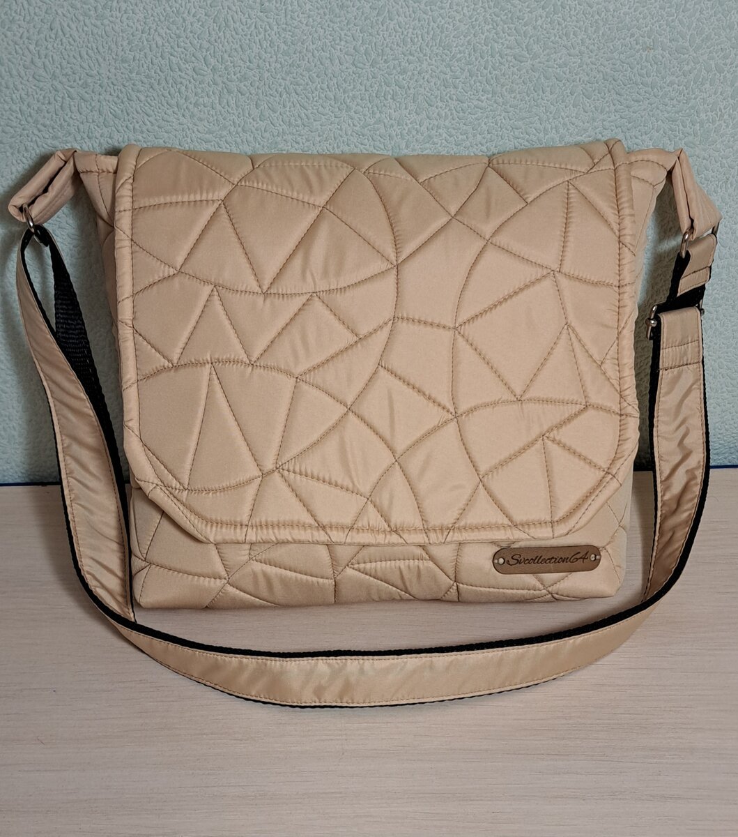 Сумочка КроссБоди в стежке Калейдоскоп от Светланы Каталеевой.  Стежка придумано мной, моё детище🙃