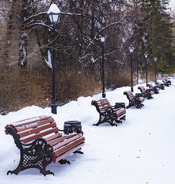  использование линий перспективы, направленных вглубь кадра.