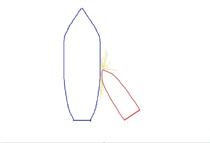 Изображение столкновения тарана