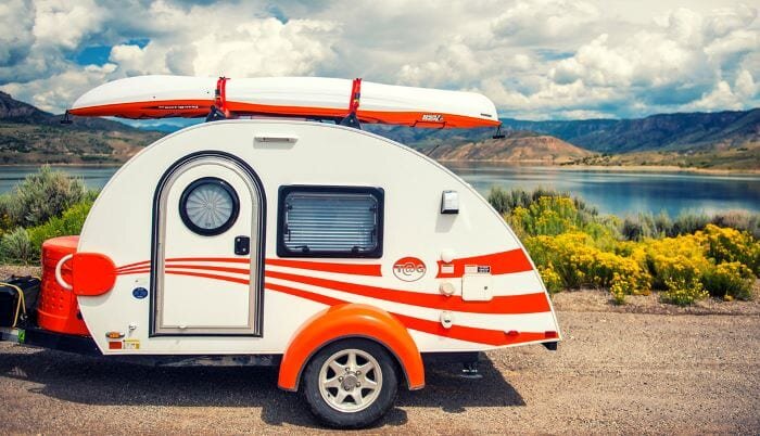 Вот такой стильный прицеп капля