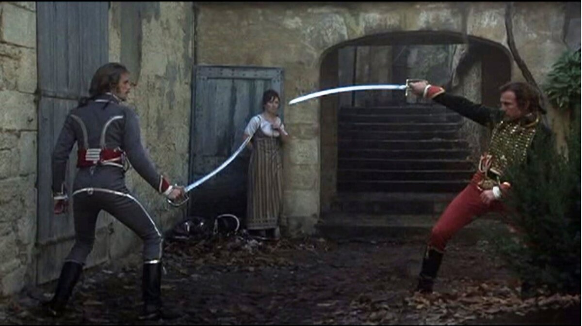 кадр дуэли из фильма "Дуэлянты"