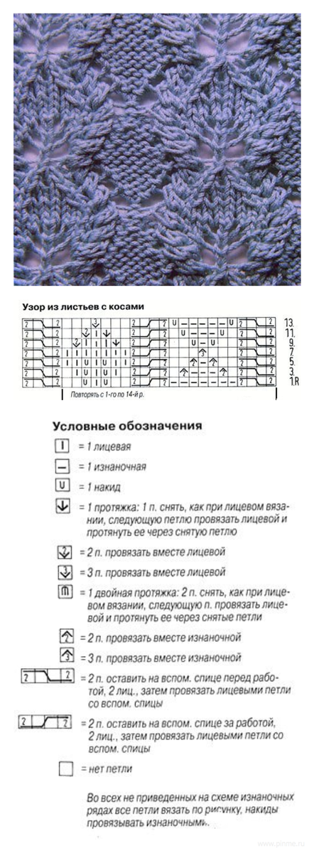 Узоры японские для вязания на спицах с образцами и с полным описанием