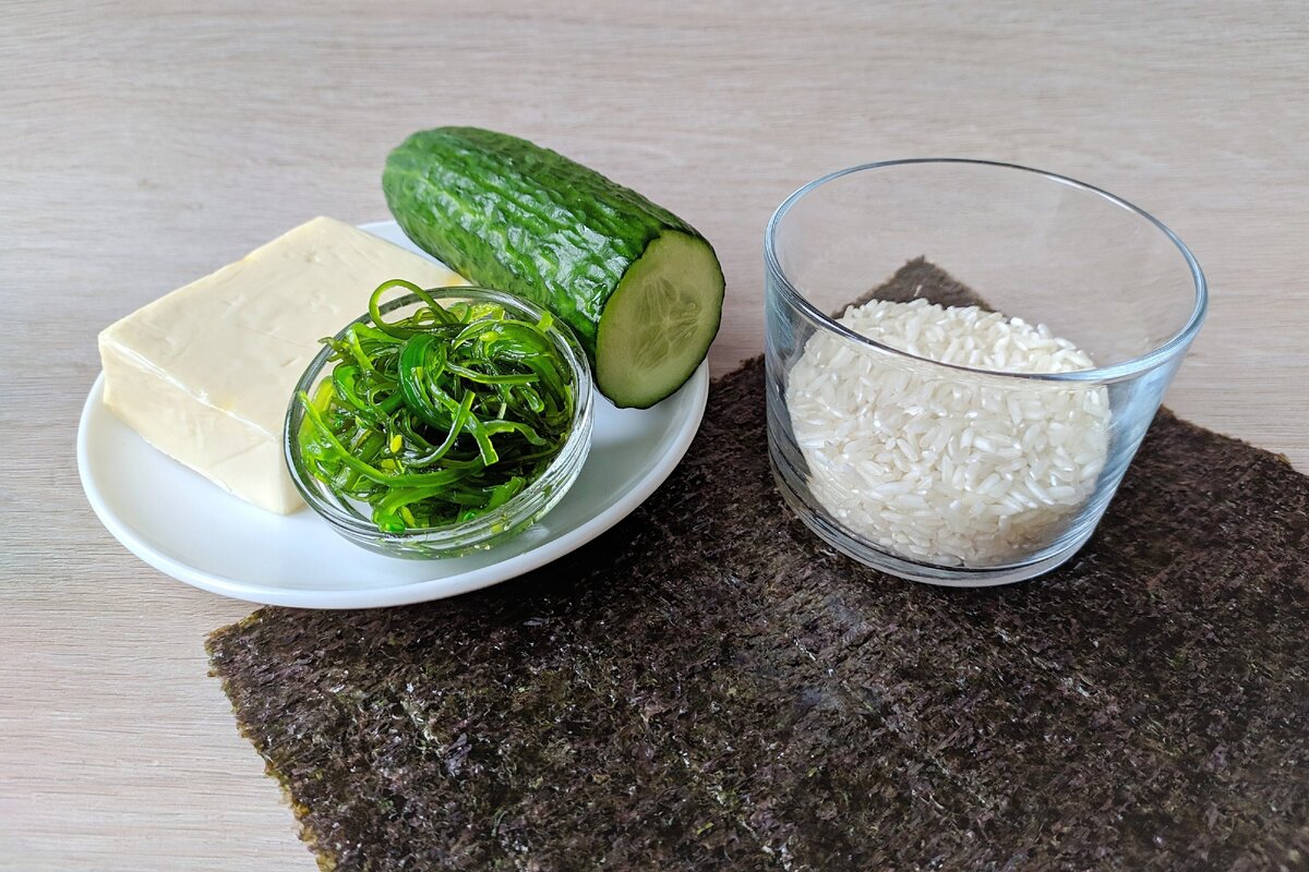 ингредиенты для приготовления роллов 