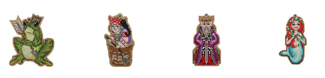 Набор для вышивания ёлочной игрушки от Дивная вишня