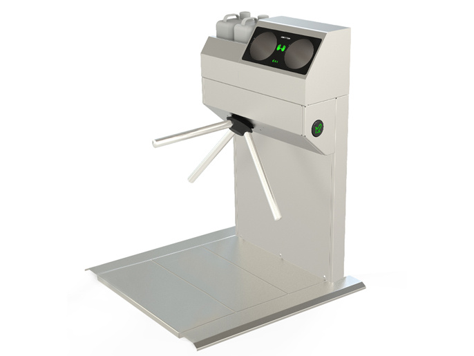 Актуальная новинка: турникет CAME AVIR-800 со встроенным санитайзером 