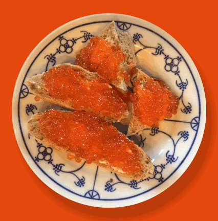 Бутерброд с икрой