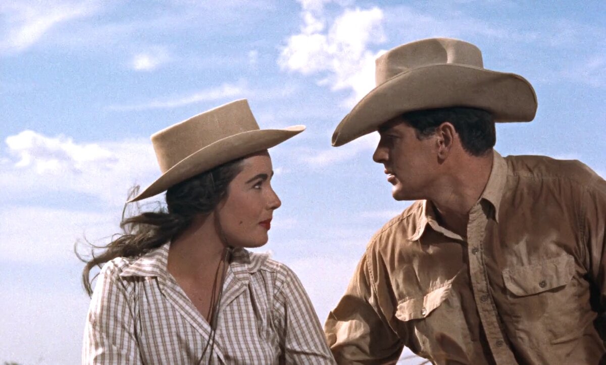 Кадр из фильма "Гигант", 1956 г.