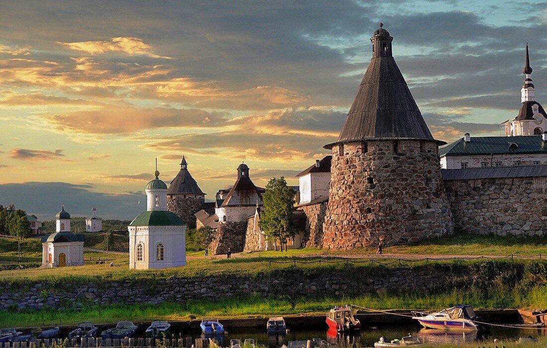 Соловецкий монастырь панорама