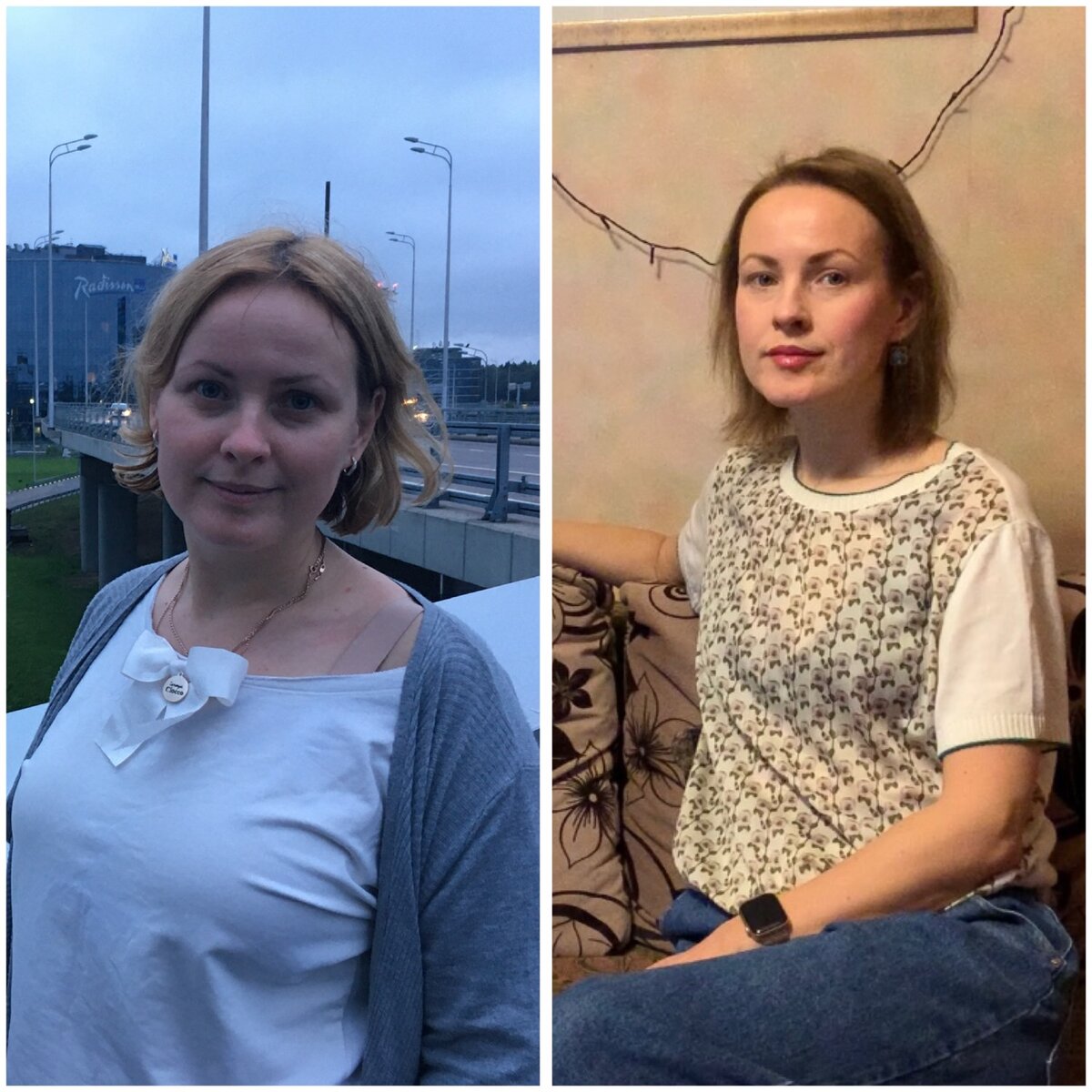 Автор до и после. Минус 28 кг. Коллаж автора 