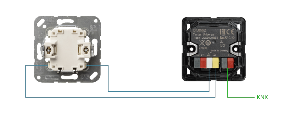 Новые выключатели Jung F10 KNX