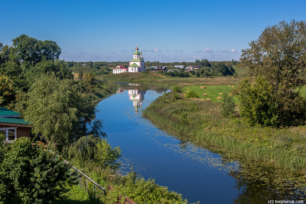 Ильинская церковь и речка Каменка. Суздаль, Владимирская область. Фото автора статьи 