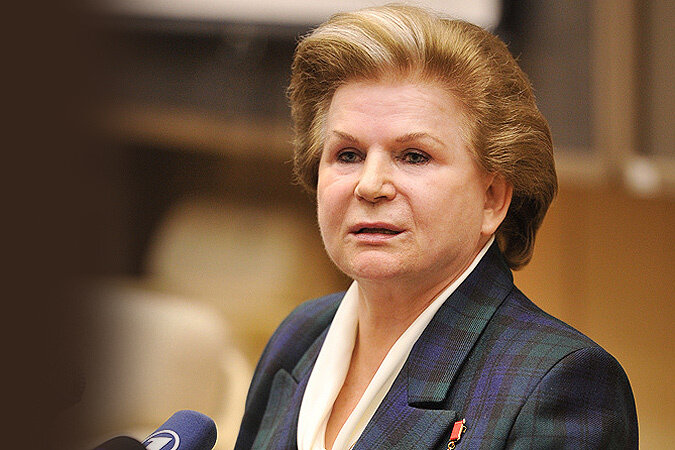 Валентина Терешкова, депутат Госдумы от партии "Единая Россия"