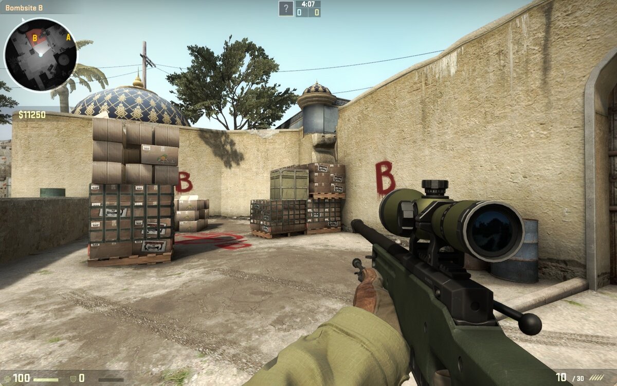 AWP в Counter-Strike.