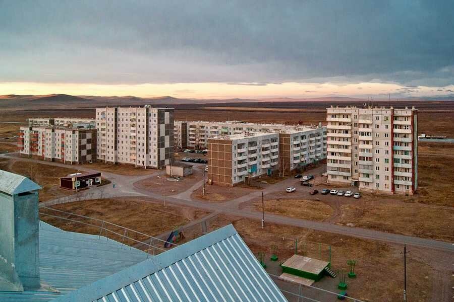 В одном фото половина поселка
