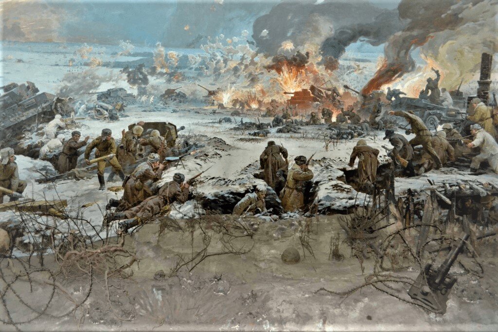 Диорама "Корсунь-Шевченковская битва 1944 г.