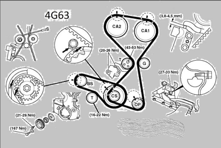 Вот така схема ГРМ