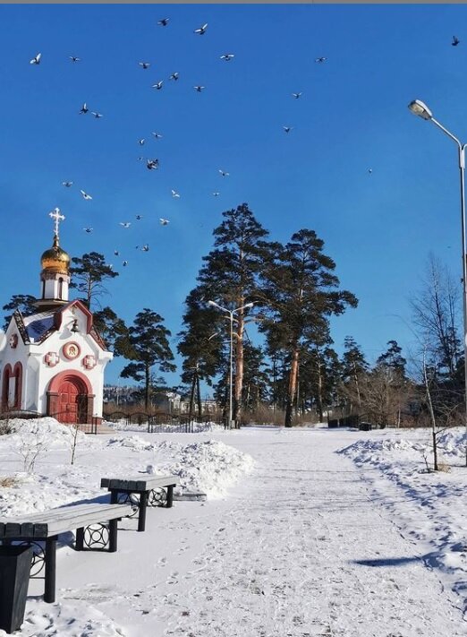 Небольшая часовенка в г. Чита  (Фото Алексея Трубицина)