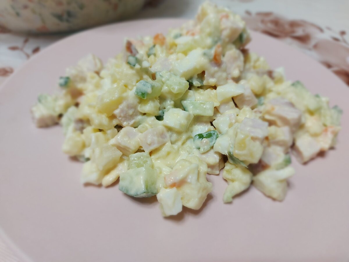 Готовый салатик.