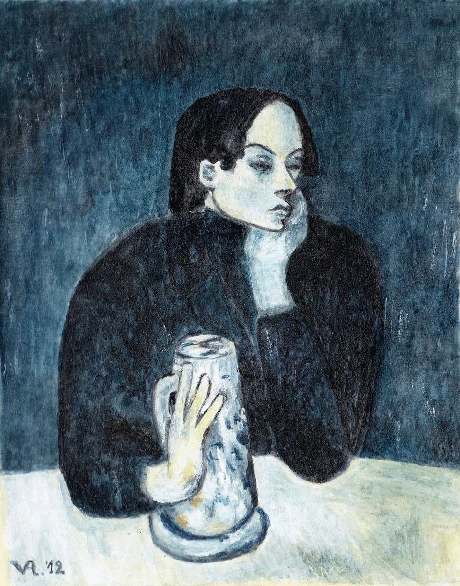 Пикассо портрет поэта Сабартеса