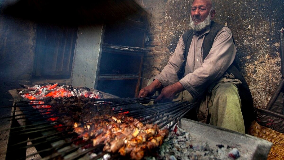 Готовка на углях