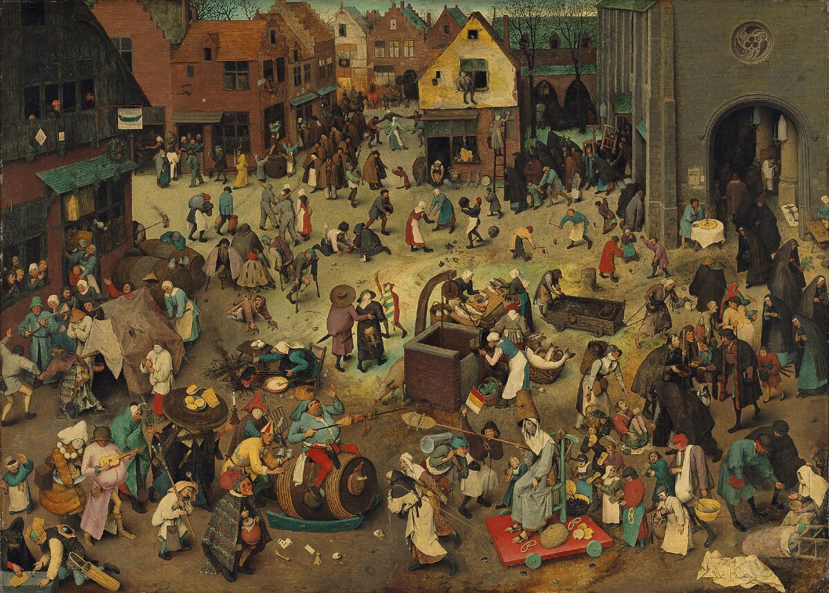 Питер Брейгель Старший, Битва Масленицы и Поста, 1559. 