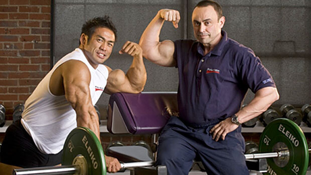 Чарльз Поликвин со своим подопечным