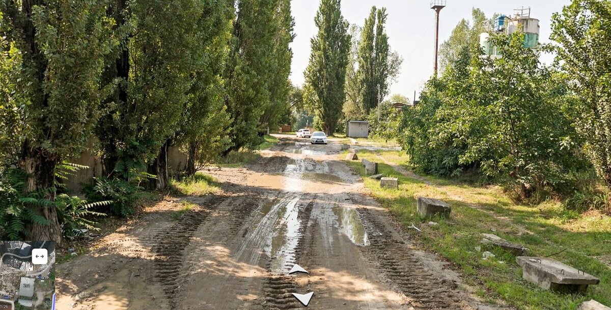 Дорога к жилому комплексу. Источник: Яндекс Карты