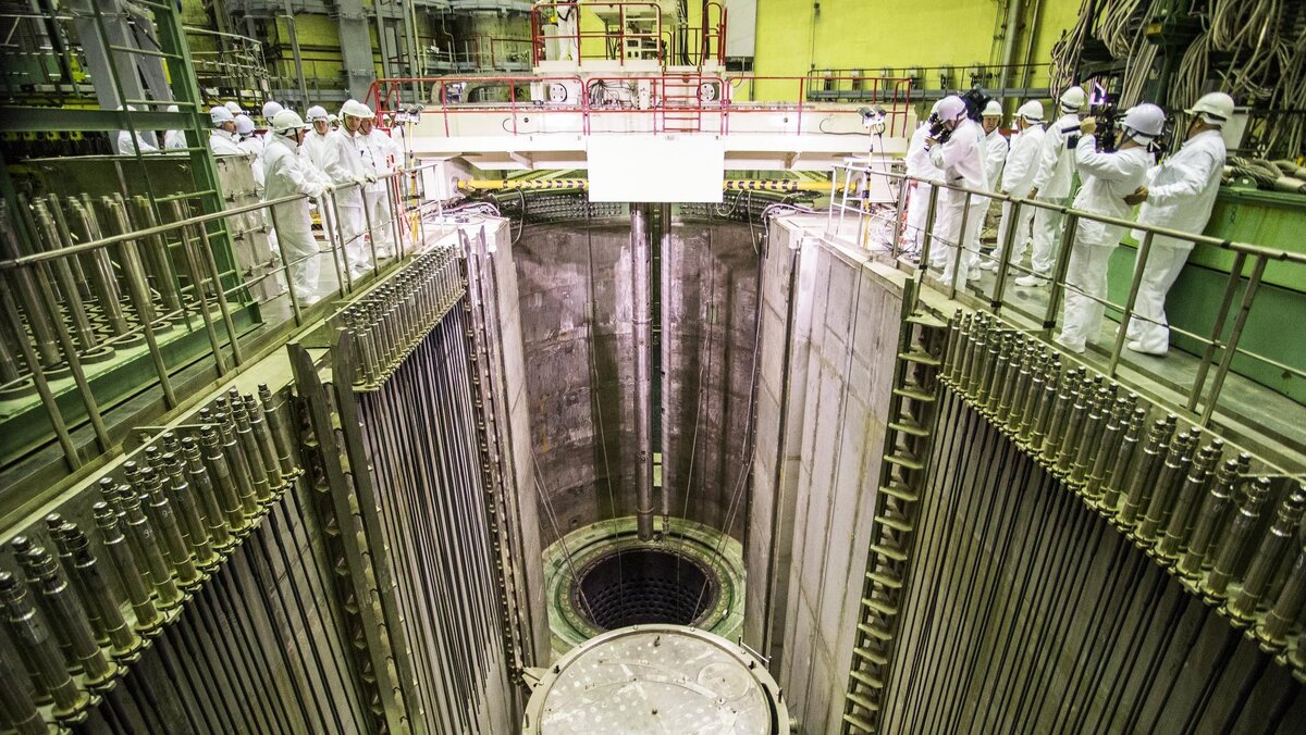 Ход установки ВВЭР-1200