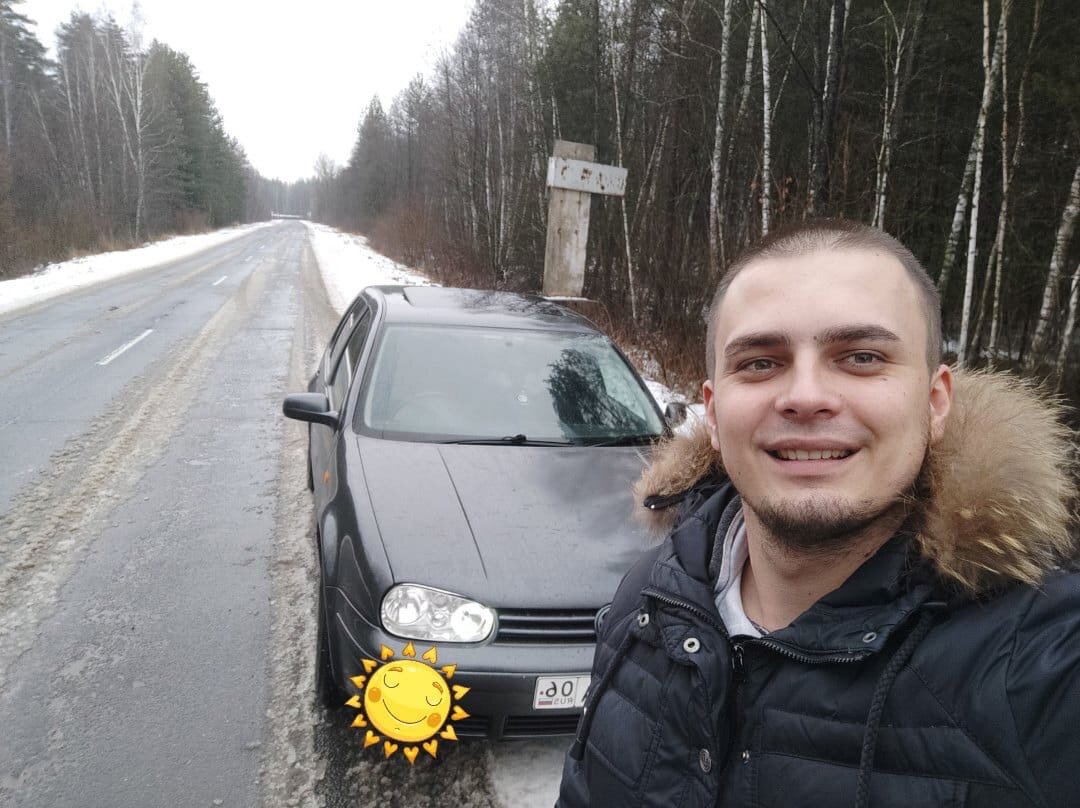 Моё случайное фото на случайной дороге России :).