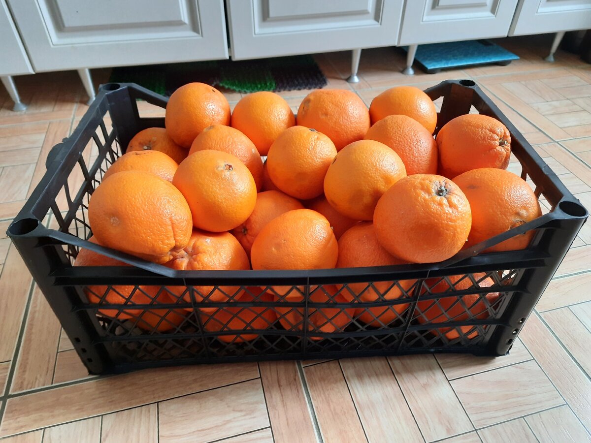 На той неделе купили ящик апельсинов за 200 руб. Всю неделю пили соки, делали смузи, ели просто так. А еще сварила немного джема и сделала цукаты из апельсиновых корок