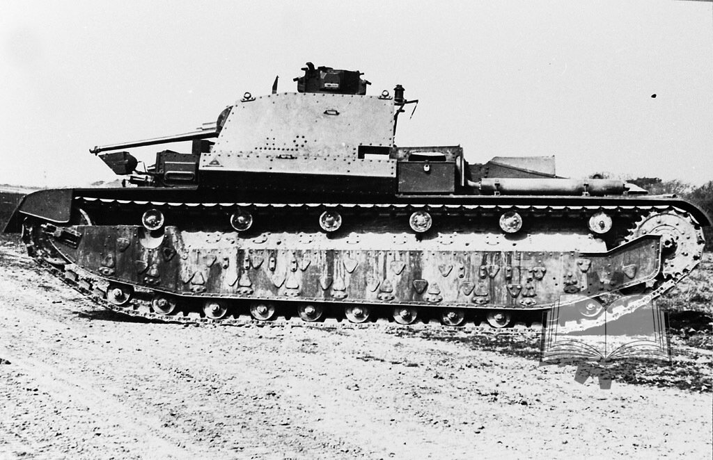 Medium Tank A7E3, наработки по этой машине легли в основу при проектировании A12.