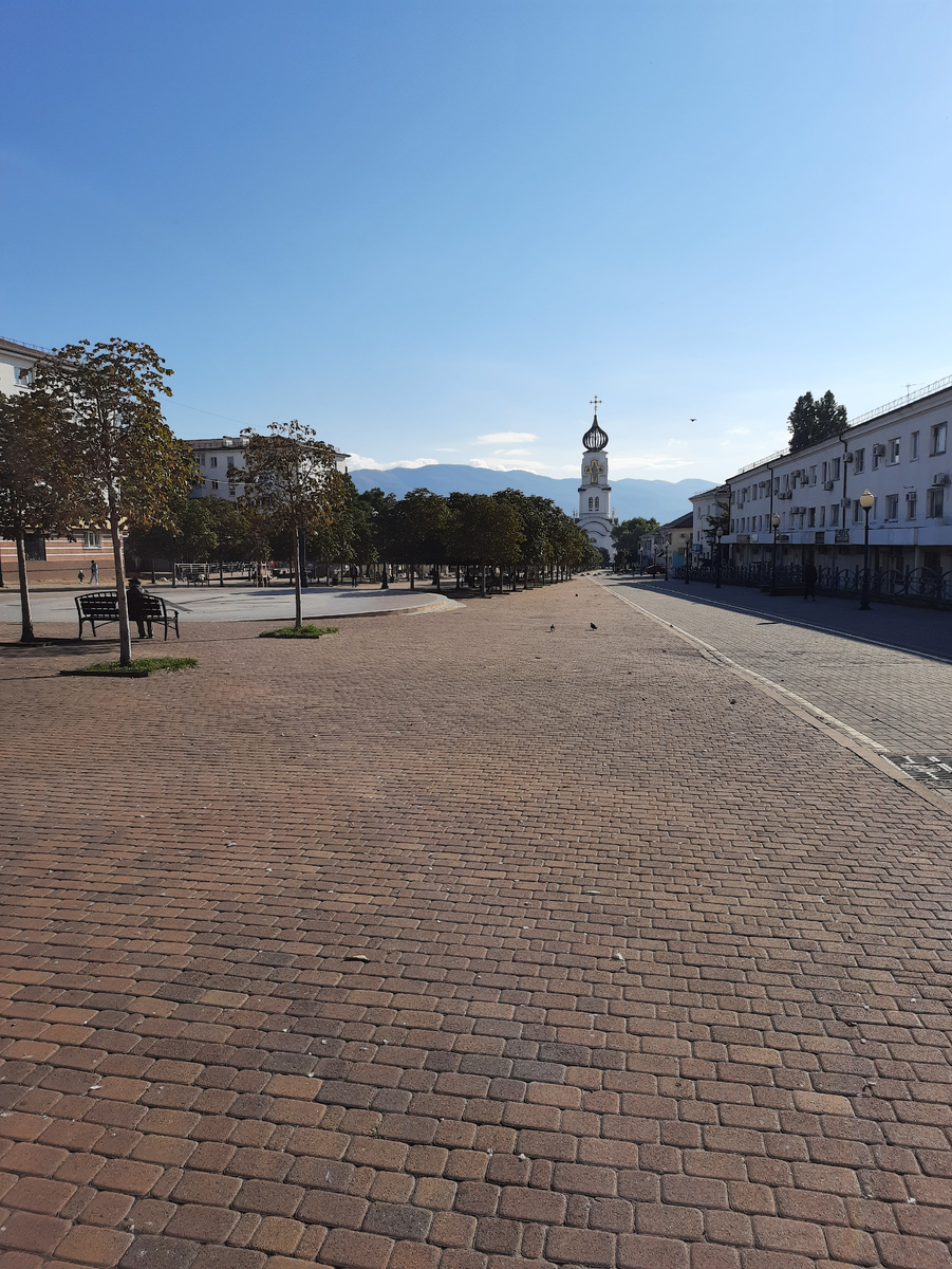 Красивое утреннее небо 25.09.2021 в г. Новороссийск (личное фото)