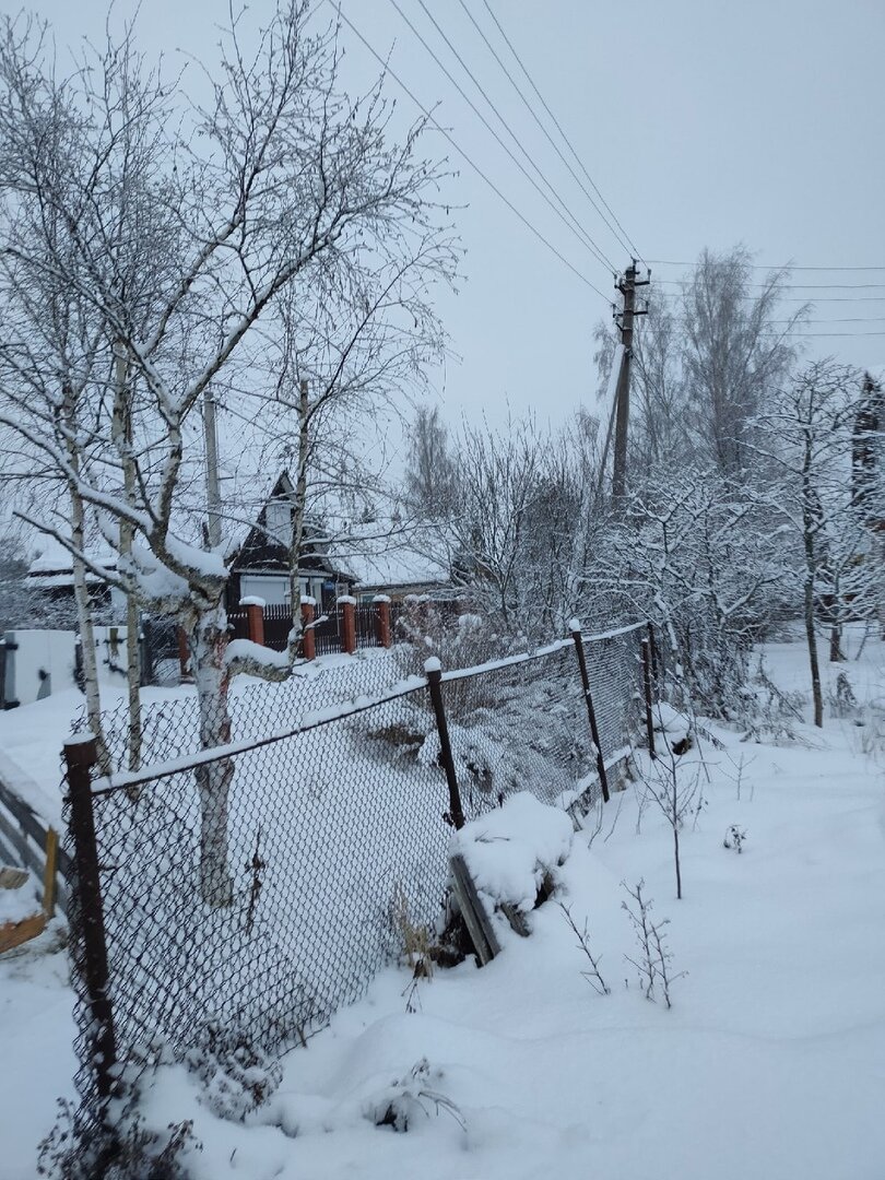 Красота зимнего СНТ