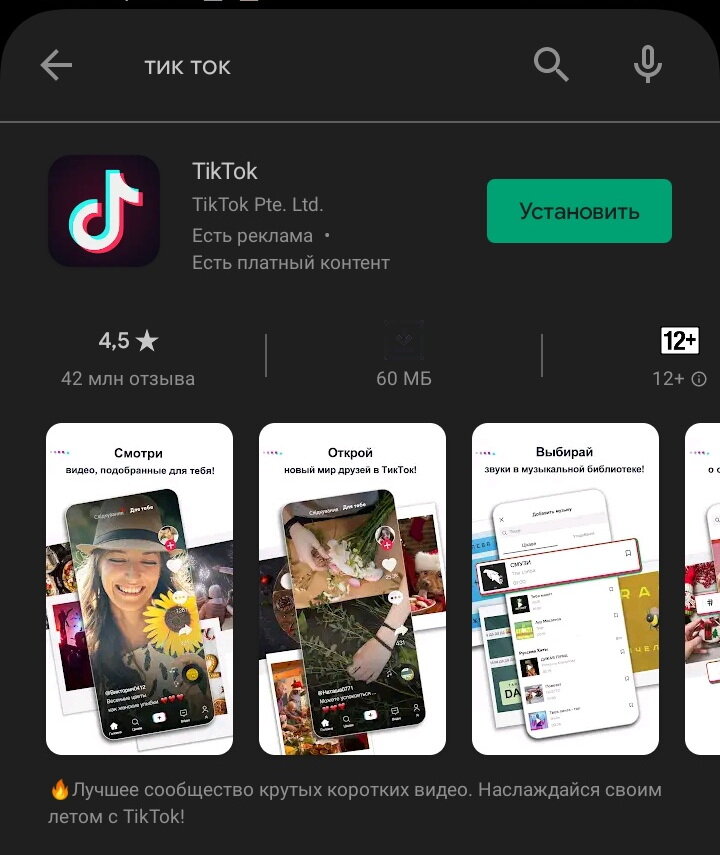 скриншот автора