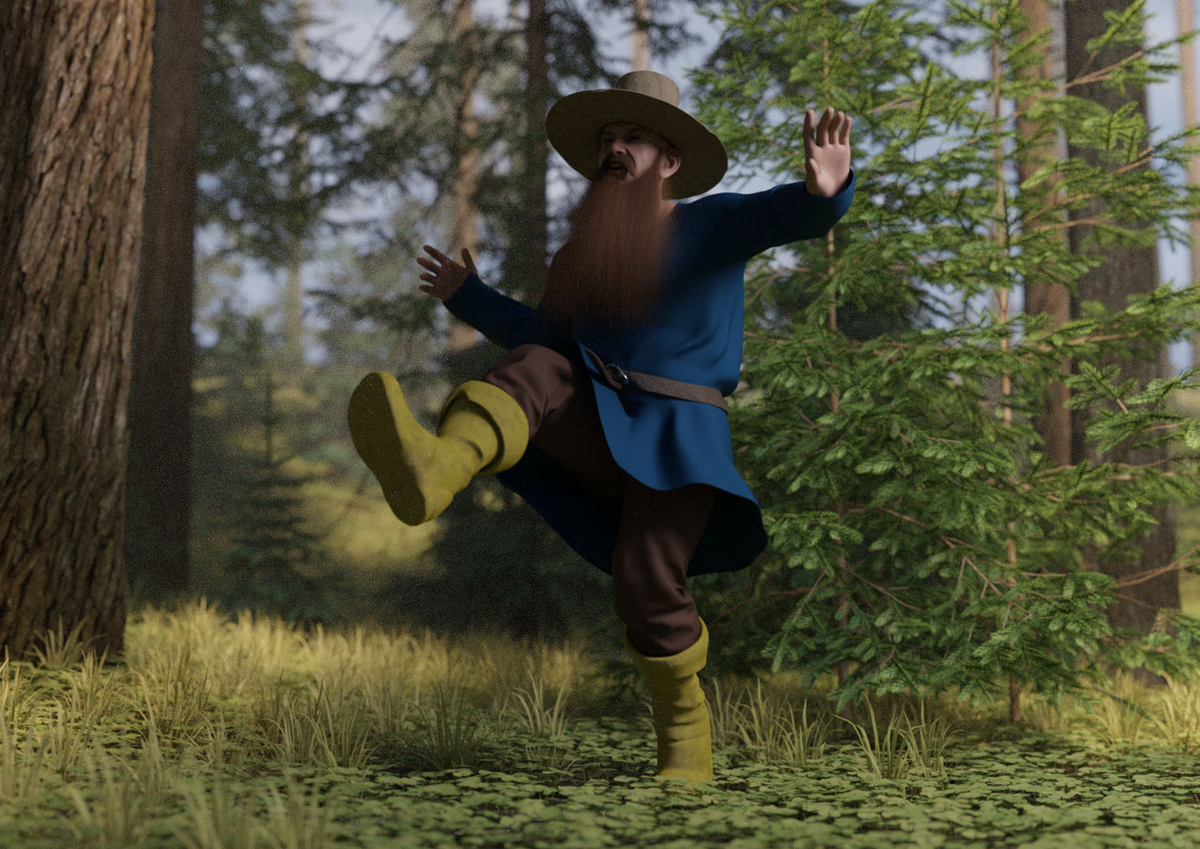 Том Бомбадил (арт MorganDietrich, www.deviantart.com).