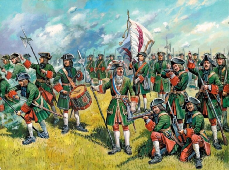 Русская армия стала регулярной при Петре I