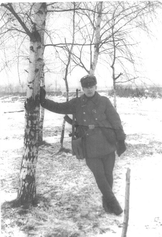 Андрей Рыбаков на стрельбище Помсен. 1967 год...